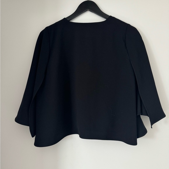 Zara Woman Black Cape Top NWT - Picture 2 of 5